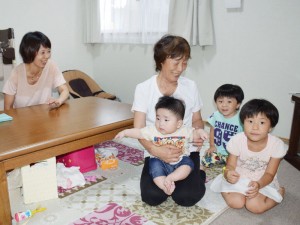 余震や大雨が続き幼い子供たちにもストレス