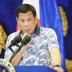 フィリピンのドゥテルテ大統領＝２０１９年１１月、マニラ（ＡＦＰ時事）