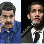 ベネズエラのマドゥロ大統領（左）と「暫定大統領」を名乗るグアイド欧州、新段階に 国会議長（ＡＦＰ時事）