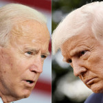 米大統領選を争う現職のトランプ大統領（右）と民主党候補のバイデン前副大統領（ＡＦＰ時事）
