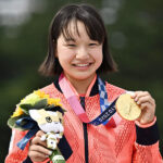 西矢椛が平然と金、日本史上最年少13歳で獲得