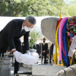 原爆の犠牲者を追悼「平和な世界の実現に努力」