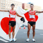 陸上男子20キロ競歩、池田向希が銀メダル