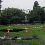 長崎・南島原の世界遺産「原城跡」、大雨で被害
