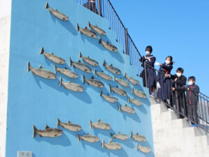 福島県浪江町、被災漁港の復旧祝い竣工式