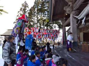 秋田の伝統行事・三吉梵天祭、今年も静かに開催