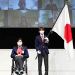北京パラリンピックに臨む日本選手団が結団式
