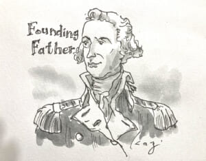 自由ゲリラは、まさにアメリカの「建国の祖父(Founding Father)」たるジョージ・ワシントン将軍のゲリラ部隊に相当する…。