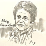 ワシントン・ポストの論説担当責任者で、リベラルで鳴らしたメグ・グリーンフィールド女史。