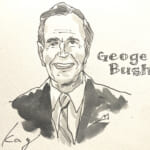 レーガン大統領の後継者としてジョージ・ブッシュ氏が選ばれた。