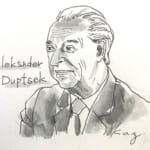 広範な大衆の支持を得た、チェコスロバキアのドプチェク共産党中央委員会第一書記。（1968年）