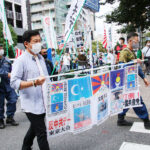 中国の領海・領空侵犯や人権侵害に抗議デモ