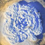 15日に起きたトンガの火山噴火を捉えた衛星写真=トンガ気象当局提供(EPA時事)