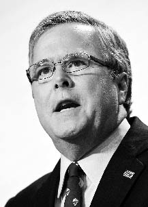 ジェブ・ブッシュ氏(EPA=時事) 300-3