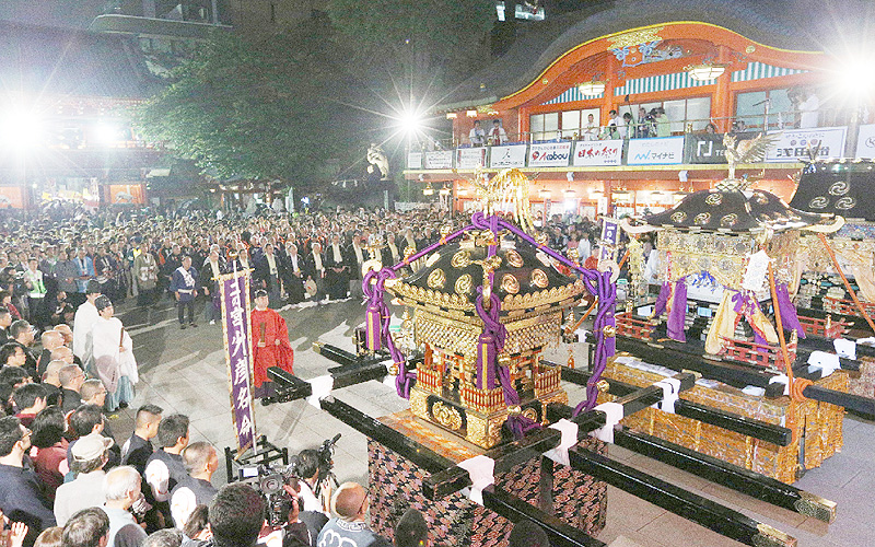 初夏を迎えた東京都心で「神田祭」の神幸祭