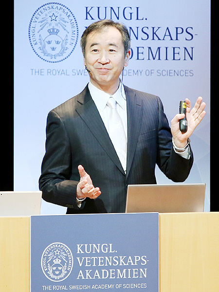 梶田隆章さん、ノーベル物理学賞の記念講演